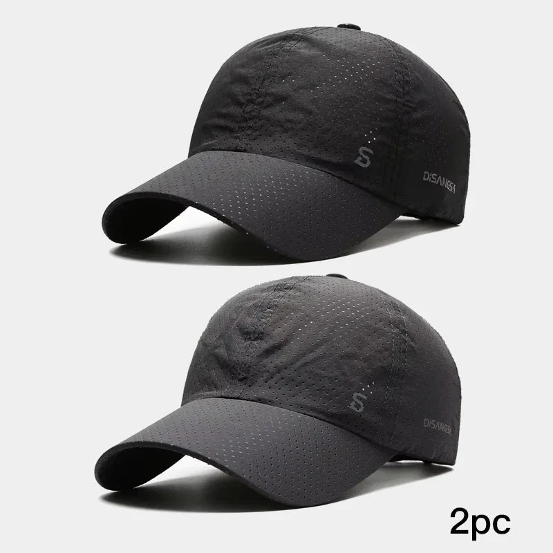 Gorra hombre deportiva transpirable de secado rápido para exterior