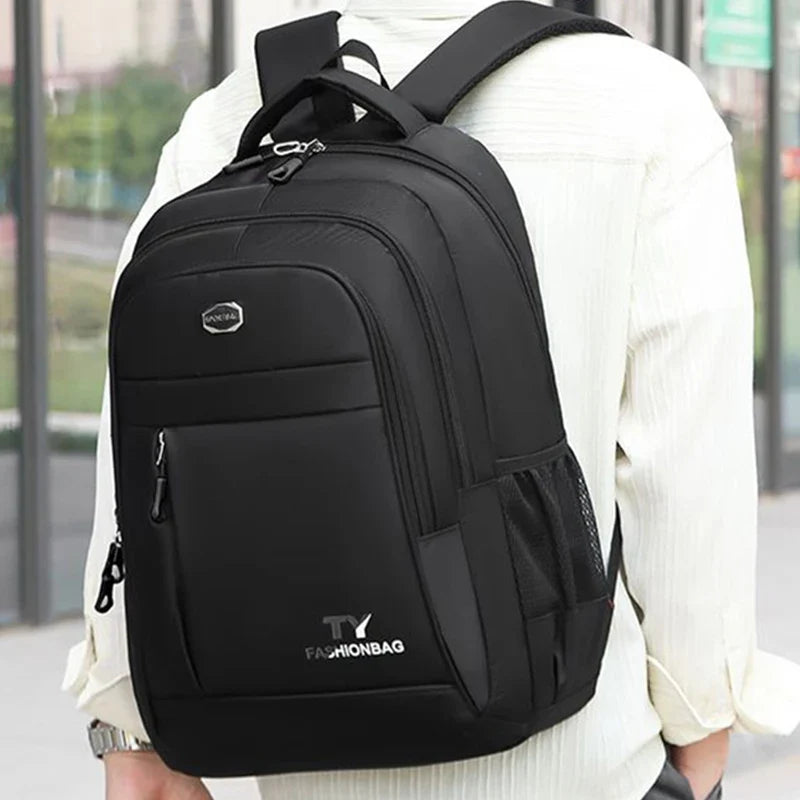 Mochila escolar unisex de nylon de gran capacidad, mochila para colegio, bolsa escolar, mochila de viaje