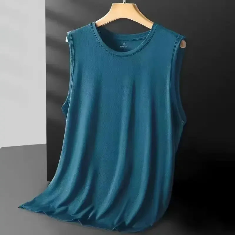 Camiseta sin mangas hombre transpirable de secado rápido para verano
