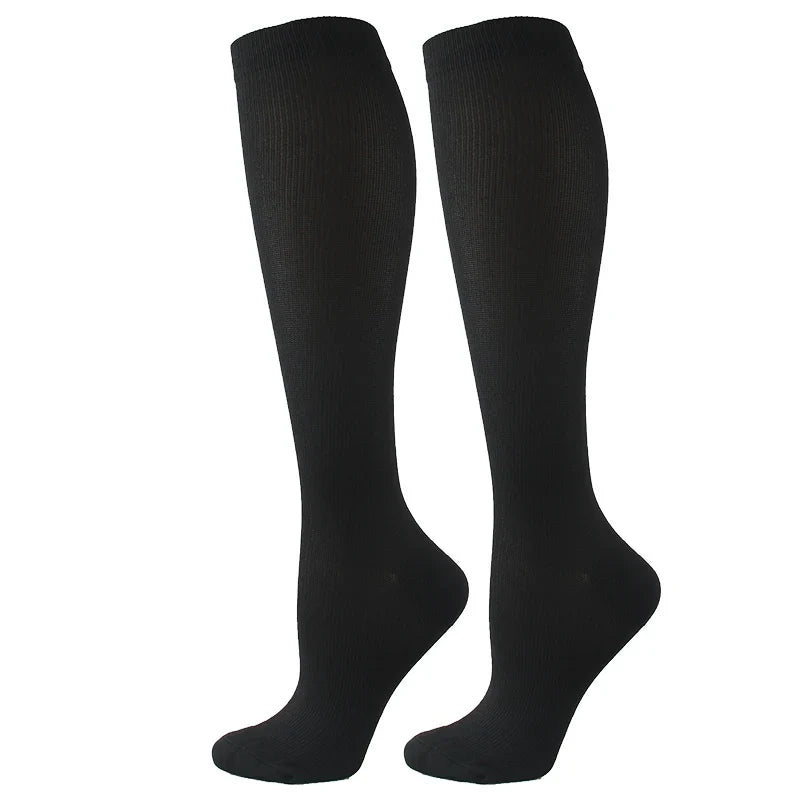 Calcetines de compresión unisex para deporte viaje y uso diario
