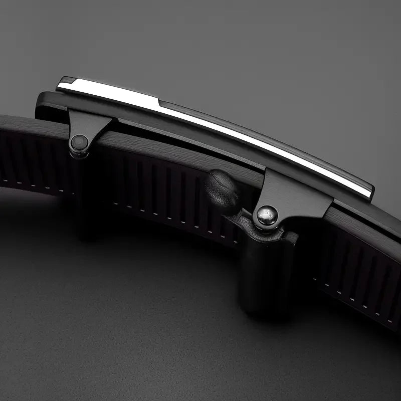 Cinturón hombre de PU con hebilla automática moderna