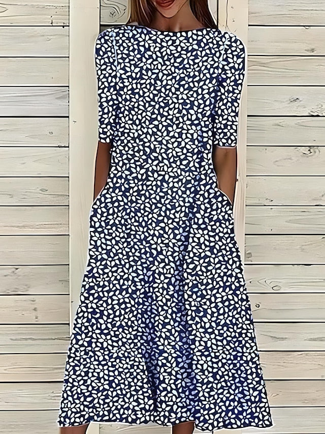 Vestido – Flores costeras para días soleados