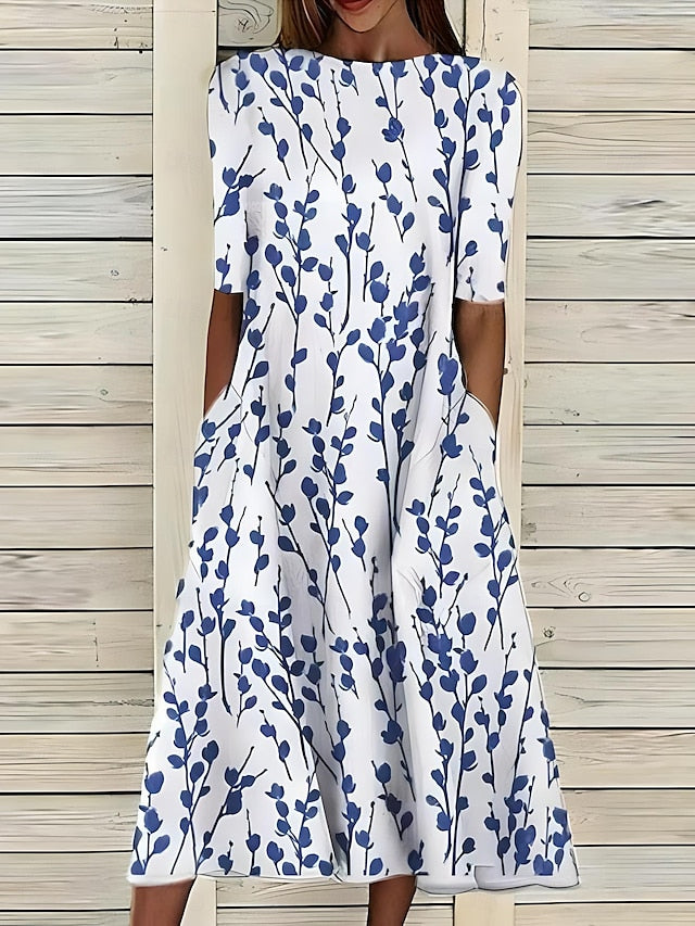Vestido – Flores costeras para días soleados