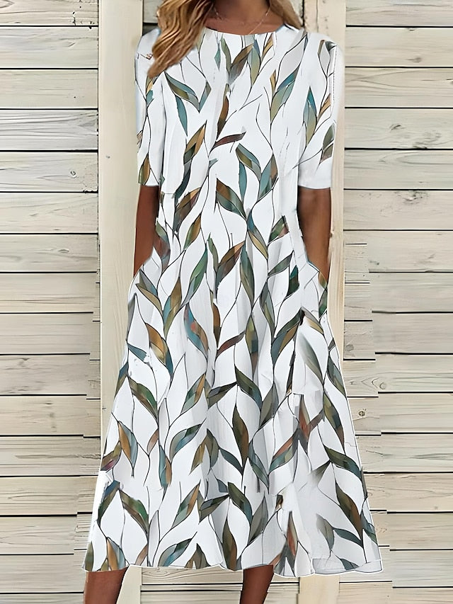 Vestido – Flores costeras para días soleados