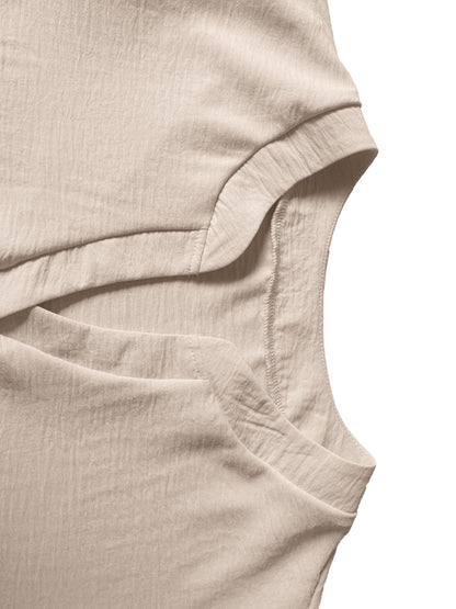 Blusa para mujer con escote en V y mangas acampanadas
