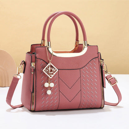 Bolso de mano mujer acolchado con bandolera ajustable