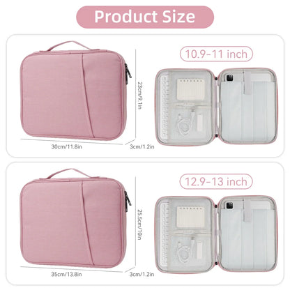Funda tablet 11 a 13 pulgadas nylon acolchada con asa