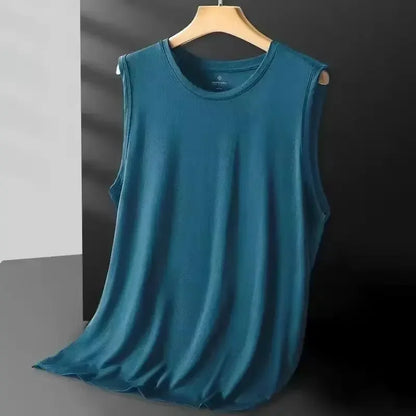 Camiseta sin mangas hombre transpirable de secado rápido para verano