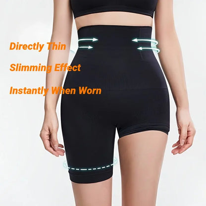 Faja short mujer sin costuras de cintura alta control abdomen