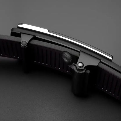 Cinturón hombre de PU con hebilla automática moderna