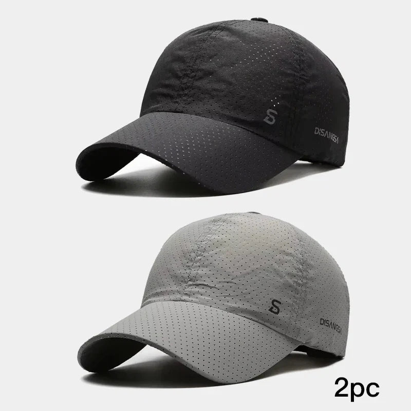 Gorra hombre deportiva transpirable de secado rápido para exterior
