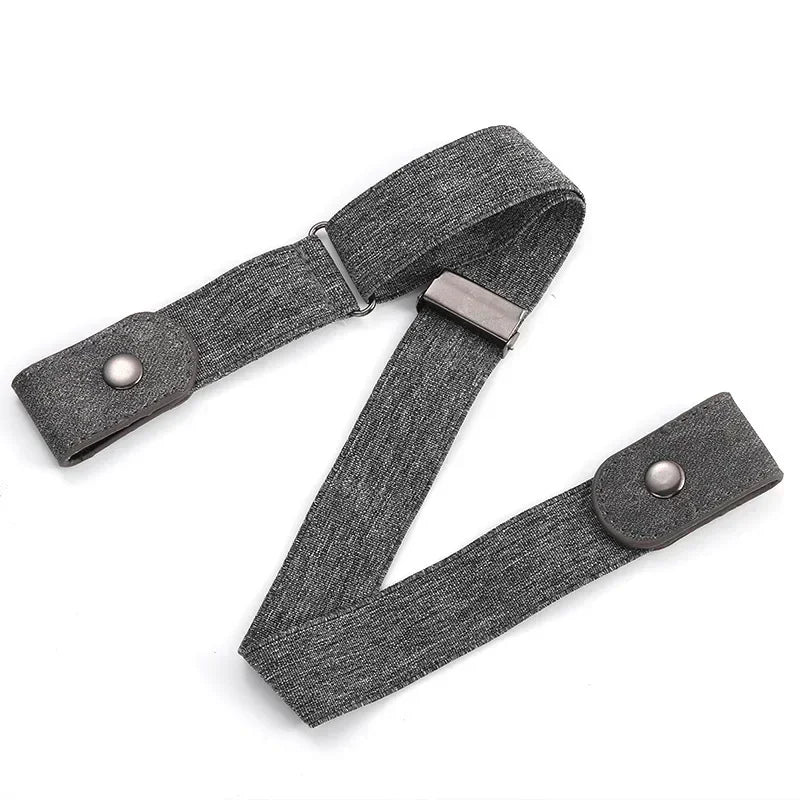 Cinturón elástico invisible unisex sin hebilla para jeans y pantalones