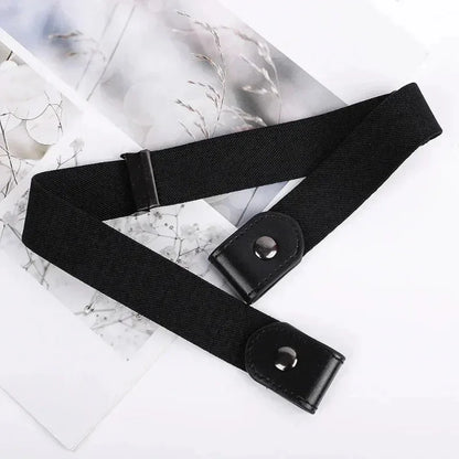 Cinturón elástico invisible unisex sin hebilla para jeans y pantalones