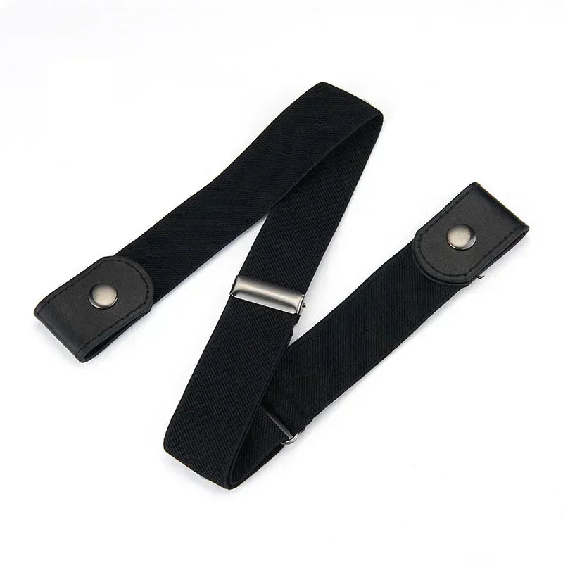 Cinturón elástico invisible unisex sin hebilla para jeans y pantalones
