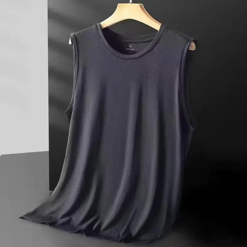 Camiseta sin mangas hombre transpirable de secado rápido para verano