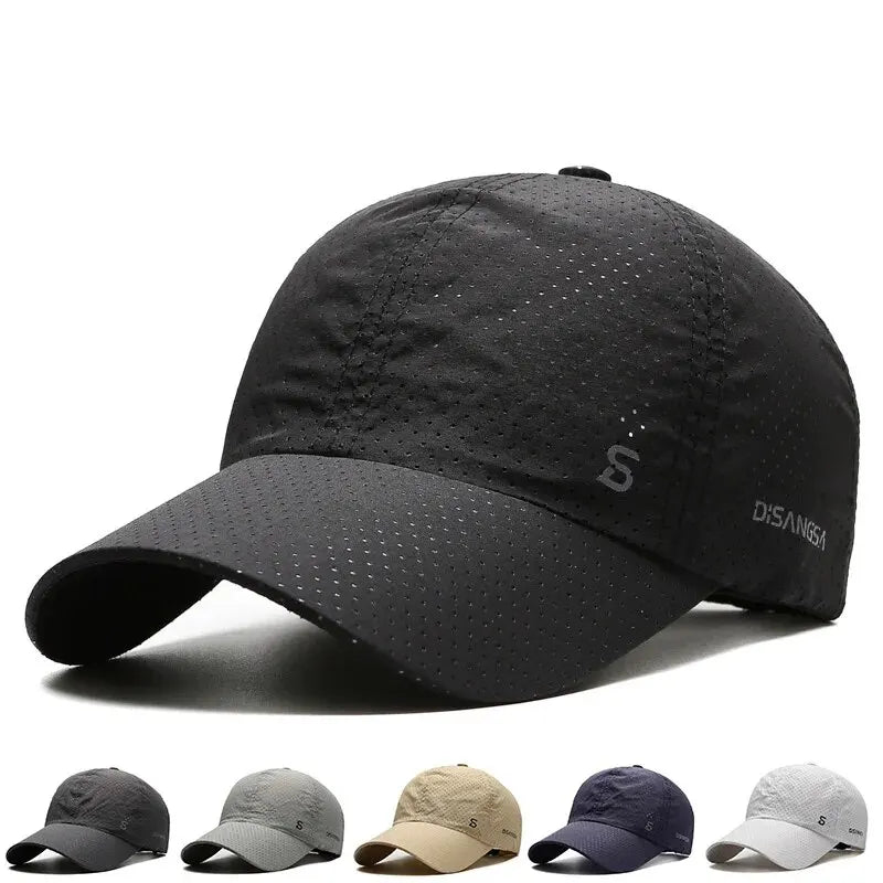 Gorra hombre deportiva transpirable de secado rápido para exterior