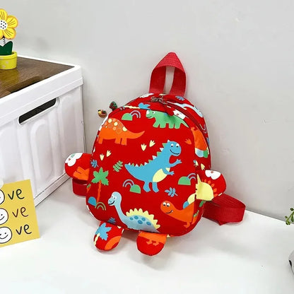 Mochila infantil dinosaurio de nylon para niños y niñas