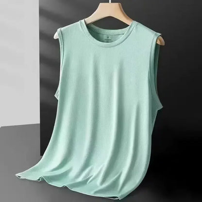 Camiseta sin mangas hombre transpirable de secado rápido para verano