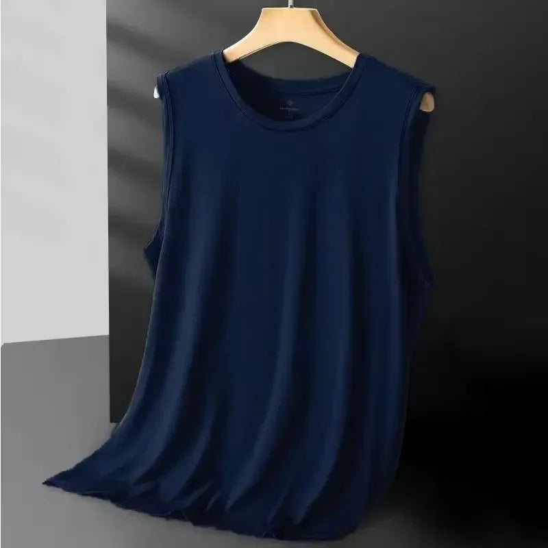 Camiseta sin mangas hombre transpirable de secado rápido para verano