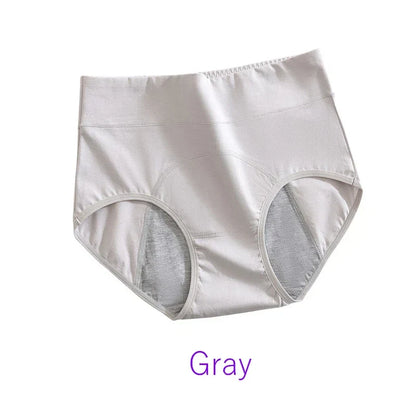 Braga menstrual mujer algodón de cintura alta anti-fugas
