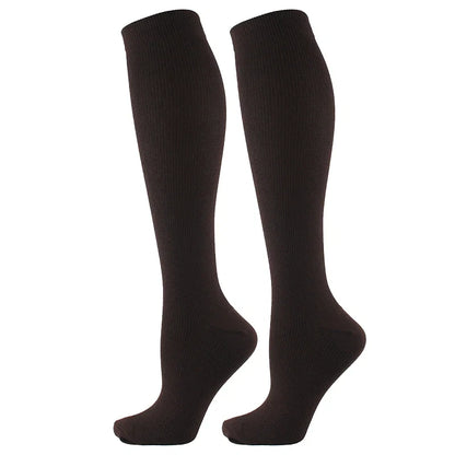 Calcetines de compresión unisex para deporte viaje y uso diario