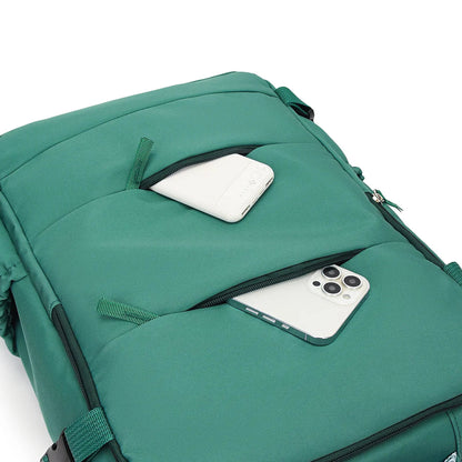 Mochila unisex de nylon de gran capacidad, mochila escolar, mochila para colegio, mochila de viaje para escuela y trabajo
