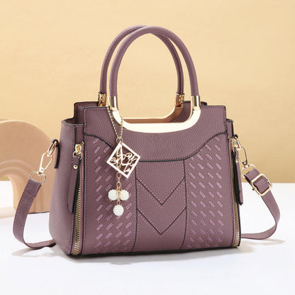 Bolso de mano mujer acolchado con bandolera ajustable