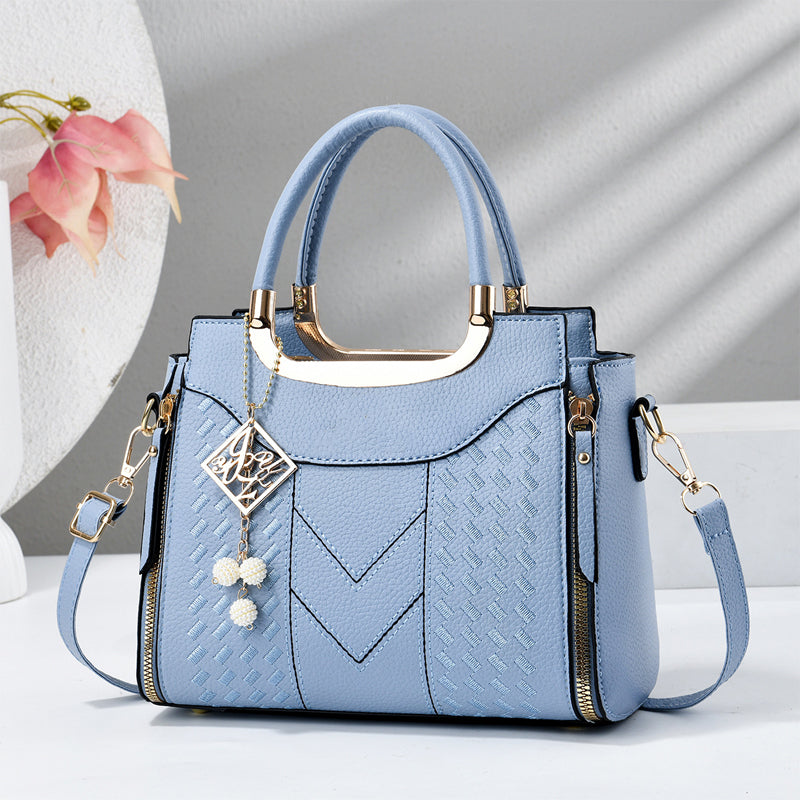 Bolso de mano mujer acolchado con bandolera ajustable