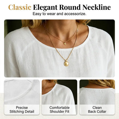 Blusa para mujer con encaje delicado y corte peplum fluido