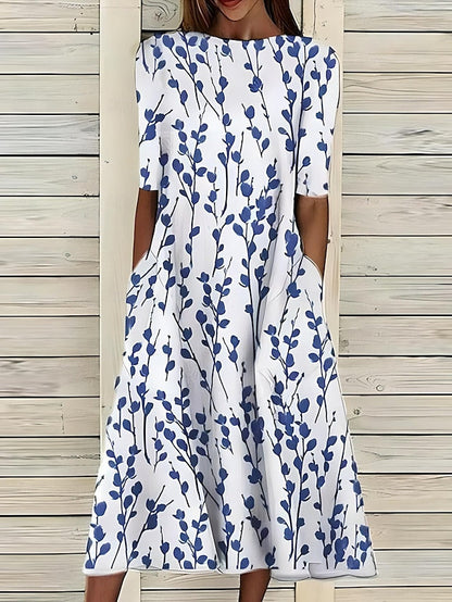 Vestido – Flores costeras para días soleados