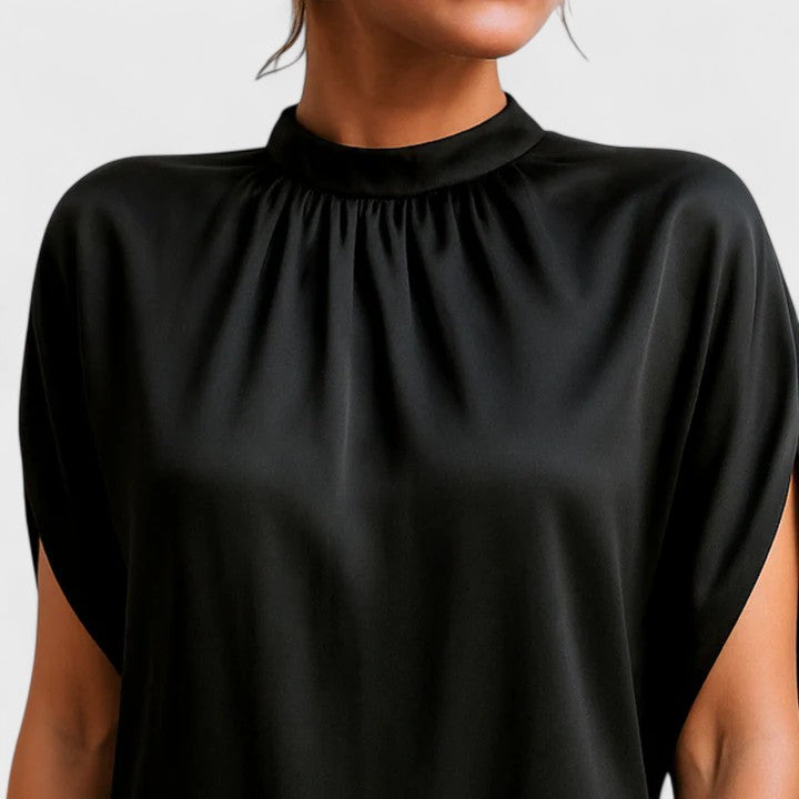 Evangeline | Vestido de escote de pico que realza la figura