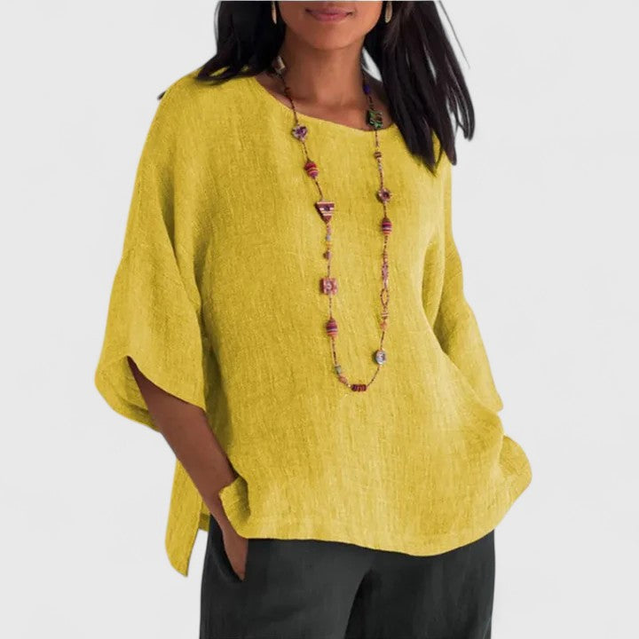 Sienna | Blusa holgada de manga tres cuartos