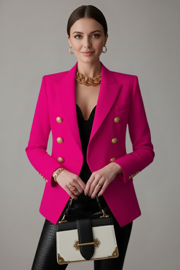 Violet | Chaqueta entallada de doble botonadura