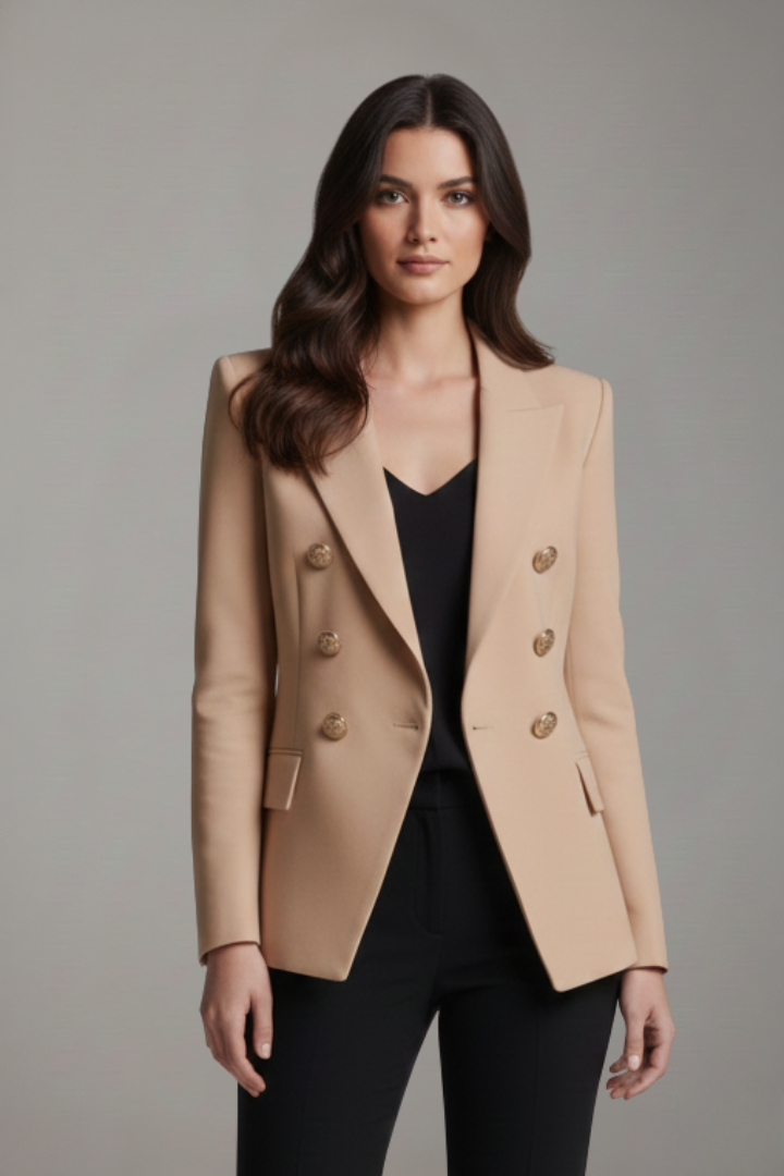 Violet | Chaqueta entallada de doble botonadura