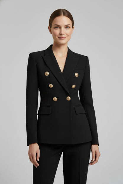 Violet | Chaqueta entallada de doble botonadura