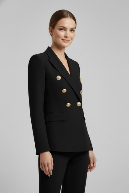 Violet | Chaqueta entallada de doble botonadura
