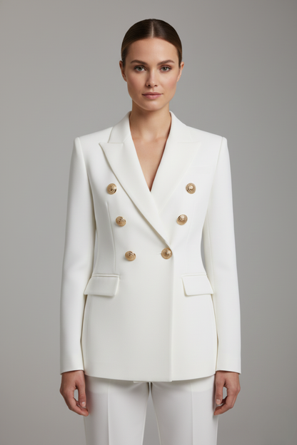 Violet | Chaqueta entallada de doble botonadura
