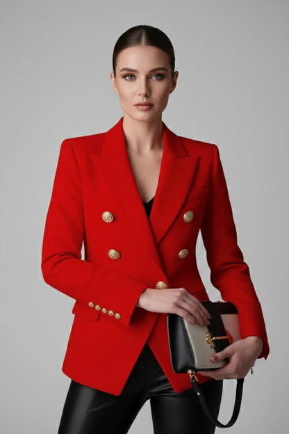 Violet | Chaqueta entallada de doble botonadura