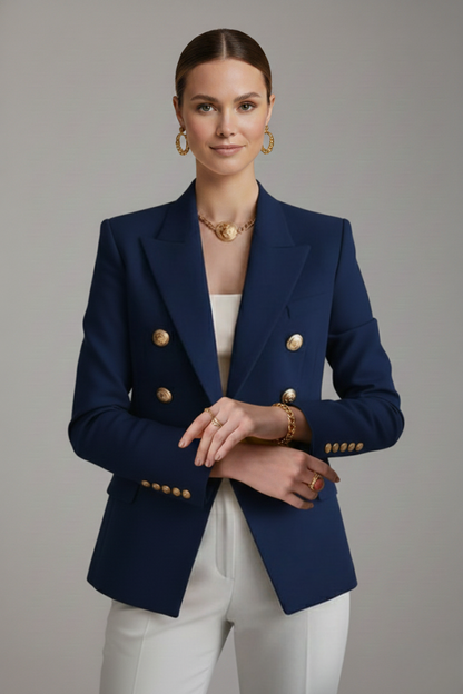 Violet | Chaqueta entallada de doble botonadura